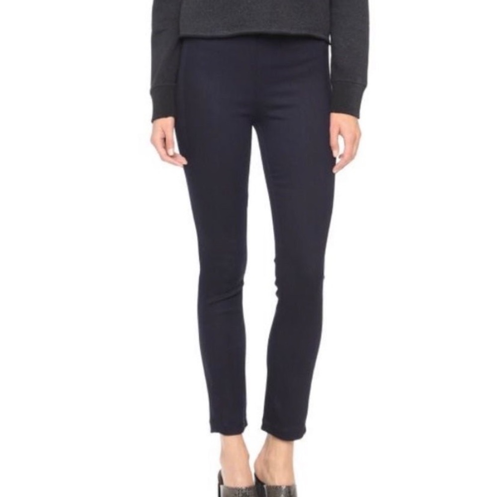 Rag & Bone Georgie Indigo Blue Crop High Rise Skinny Jeans